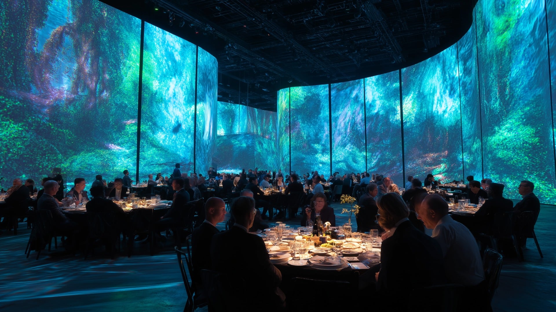corporate event in an immersive setting
