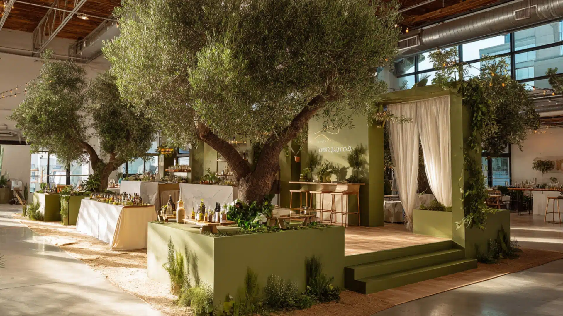 Scénographie durable avec structure modulaire